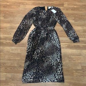 Leopard print dress